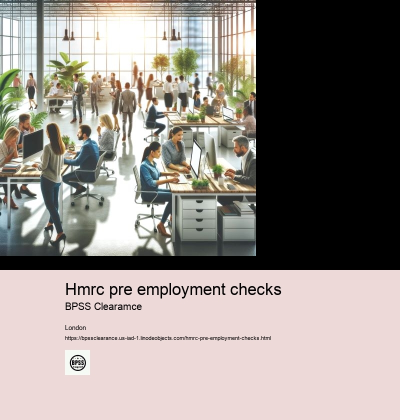 hmrc pre employment checks