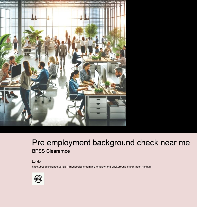 pre employment background check near me